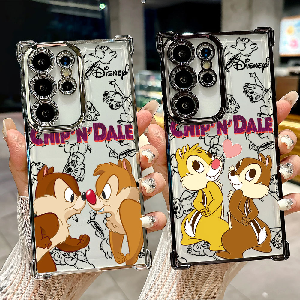 Phone Cases Samsung S25 Fe - غطاء هاتف كرتوني بشخصيات تشاب وديل