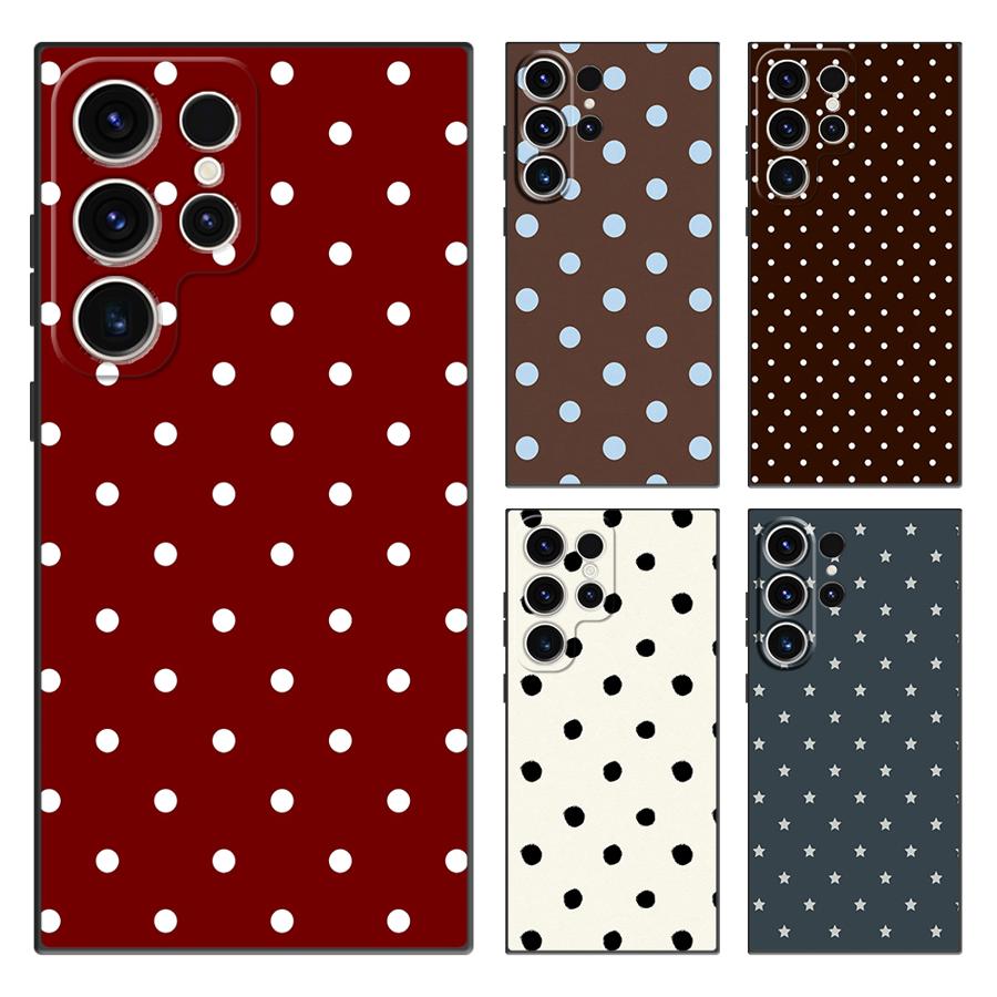 Phone Cases Polka Dot - غطاء هاتف بنقشة البولكا دوت الكلاسيكية