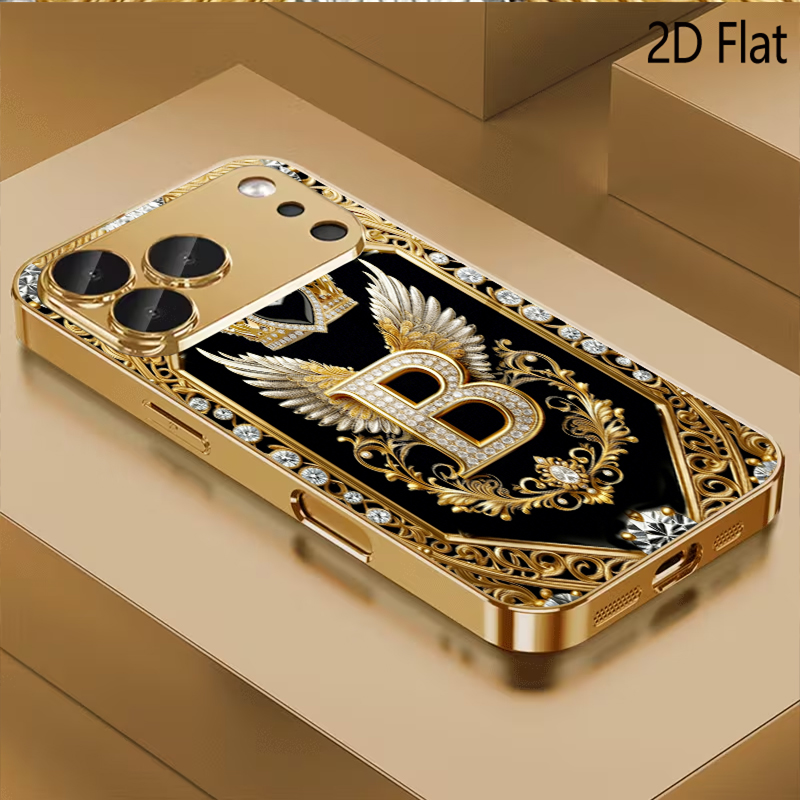 Phone Cases That Cover The Camera - غطاء هاتف بتصميم زجاج مقوى منقوش