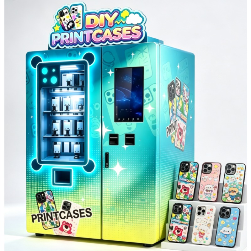 Phone Cases Vending Machine - ماكينة طباعة أغطية الهواتف المحمولة المحدثة