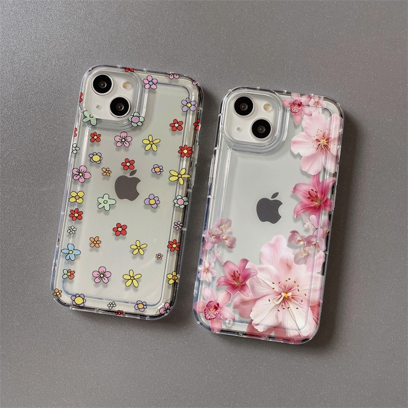 Phone Cases Best - جراب هاتف شفاف بتصميم زهرة الزنبق