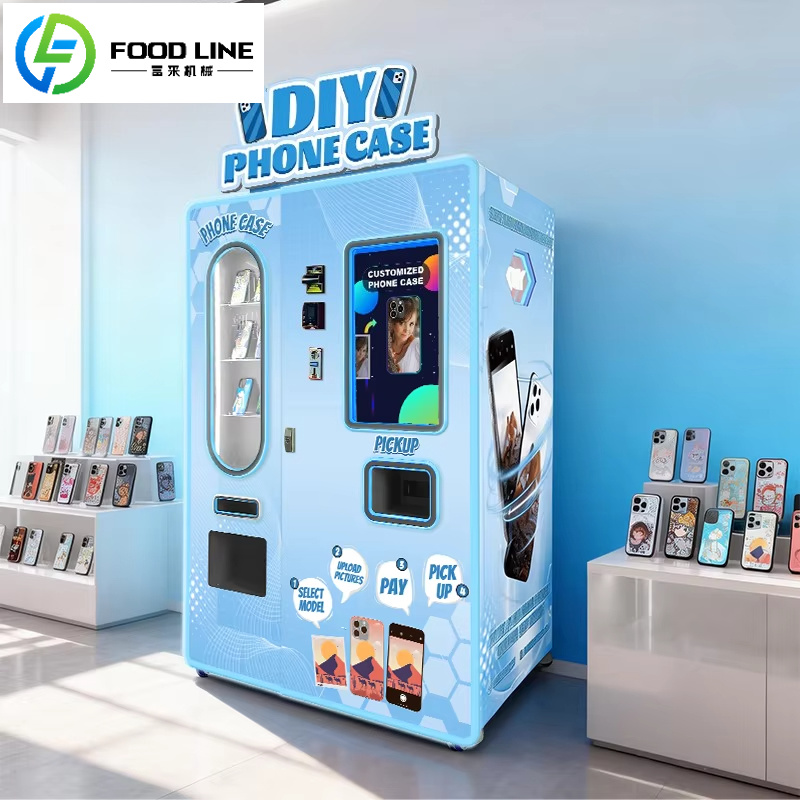 Phone Cases Vending Machine - آلة بيع أغطية الهواتف من فودلاين،