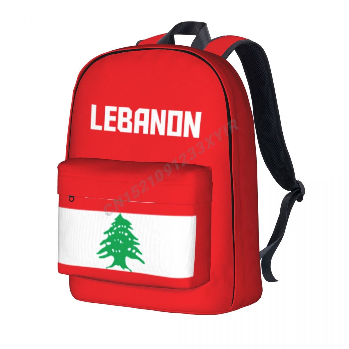 Phone Cases Lebanon - حقيبة ظهر للجنسين بعلم لبنان 1