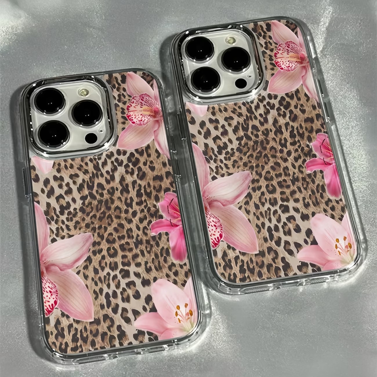Phone Cases Best - جراب هاتف شفاف بتصميم زهرة الزنبق