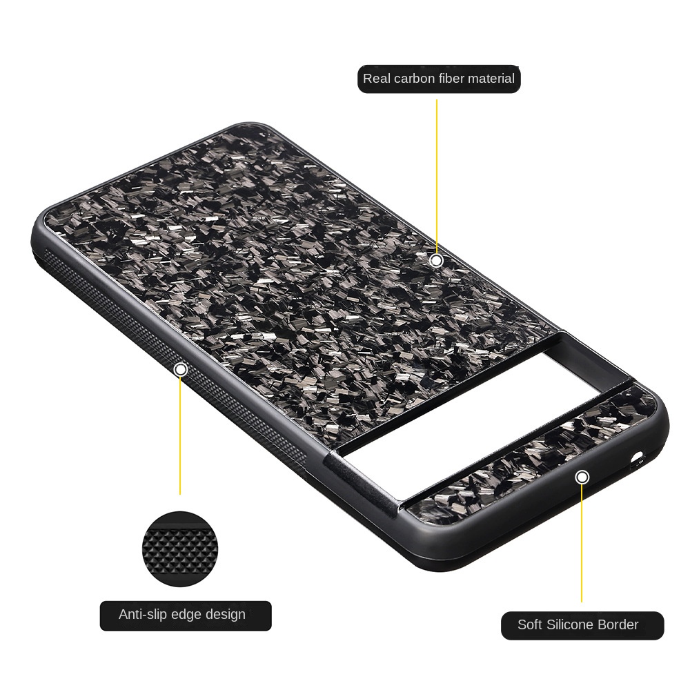Phone Cases Custom - غطاء جديد من ألياف الكربون الحقيقية
