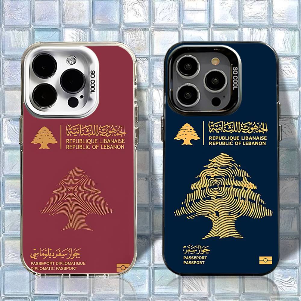 Phone Cases Lebanon - حافظة لهاتف آيفون 16,15,14,13,12,11,Pro,XS,Max,Plus,Mini,SE أبيض أسود