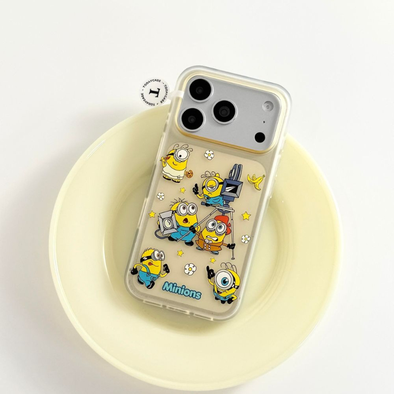 Phone Cases Hard - غطاء هاتف كرتوني لطيف بتصميم المينيونز