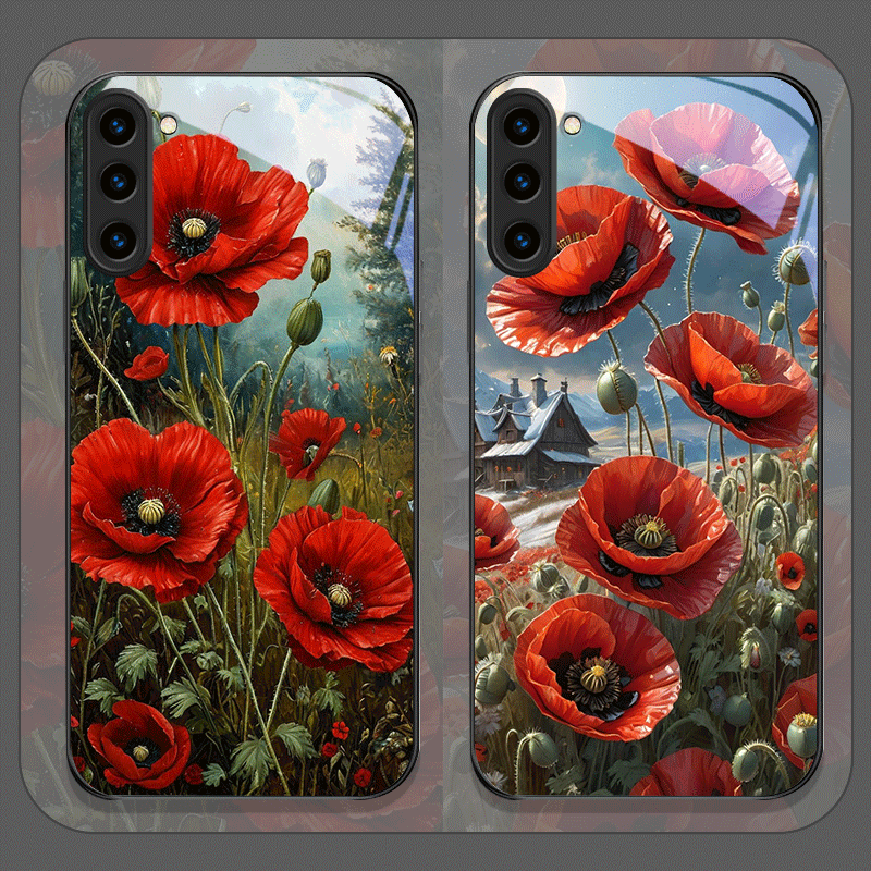 Phone Cases Galaxy S26 Ultra - غطاء هاتف من الزجاج المقوى بطباعة