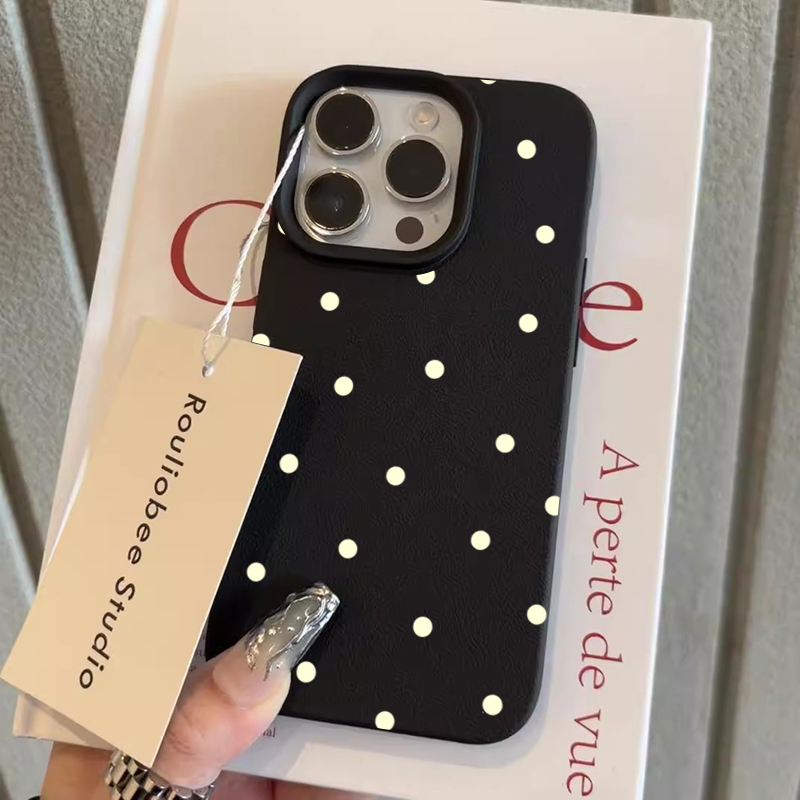 Phone Cases Polka Dot - شخصية ins بسيطة لطيف منقطة جراب