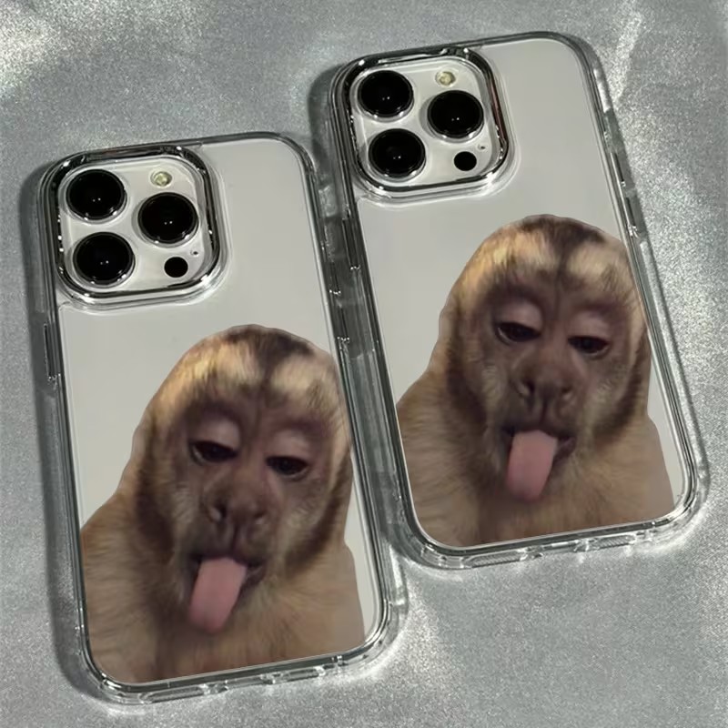 Phone Cases Best - اللسان الشائكة القرد قضية الهاتف آيفون