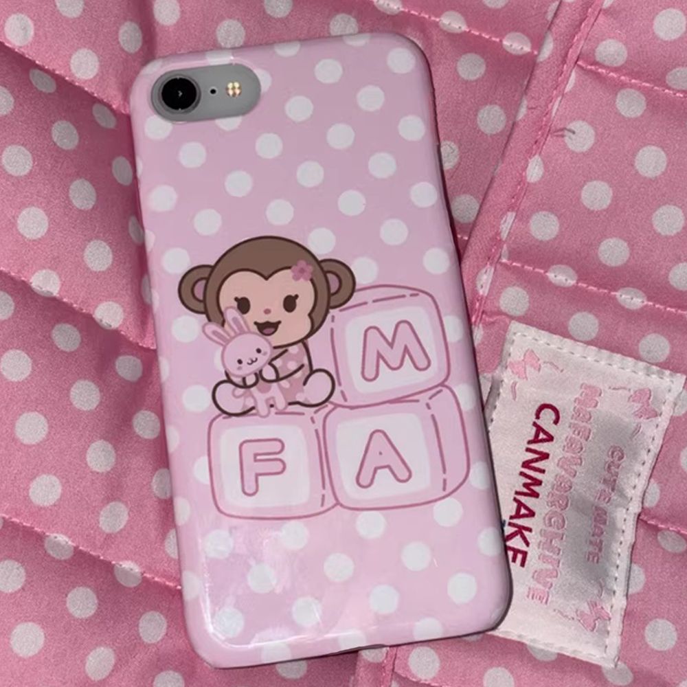 Phone Cases Polka Dot - غطاء هاتف كوري كرتوني لطيف بتصميم