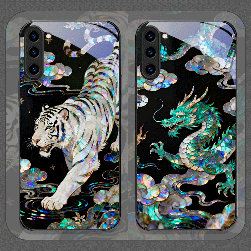 Phone Cases Samsung S25 Fe - غطاء هاتف أنيق من الزجاج المقوى