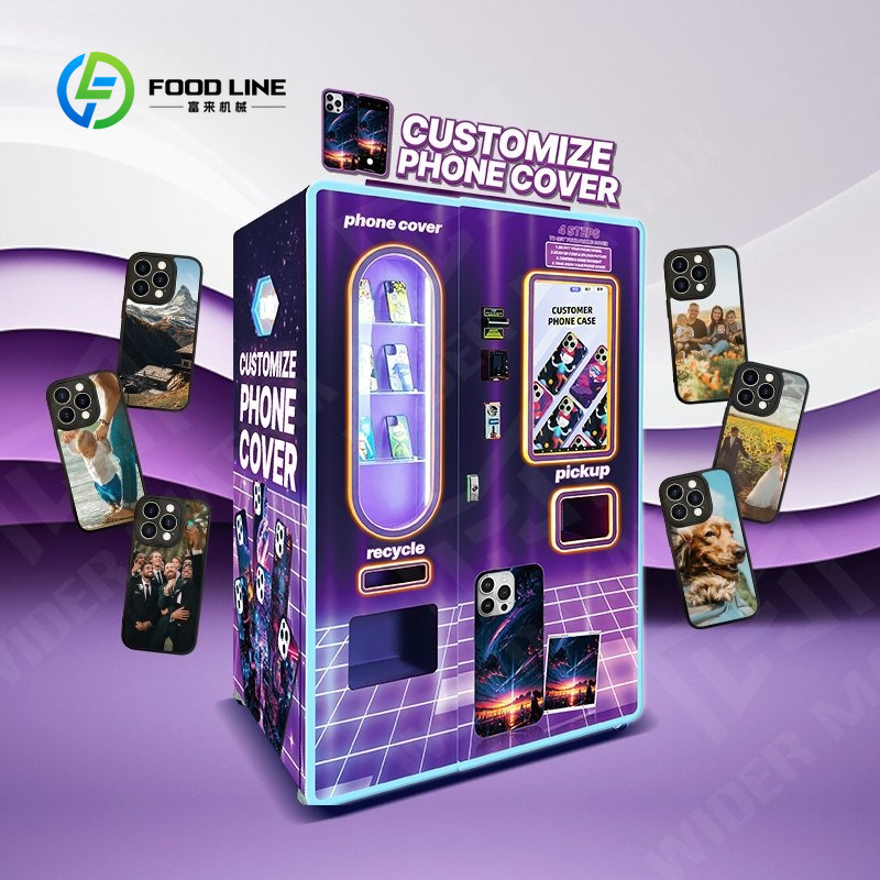 Phone Cases Vending Machine - آلة صنع أغطية الهواتف ذاتية الخدمة