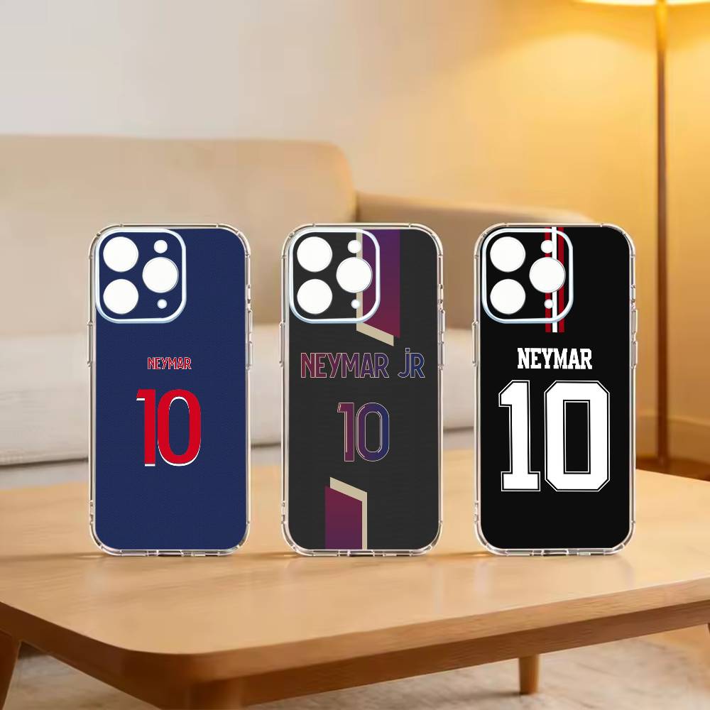 Phone Cases Jersey - جراب هاتف شفاف بتصميم قميص نيمار