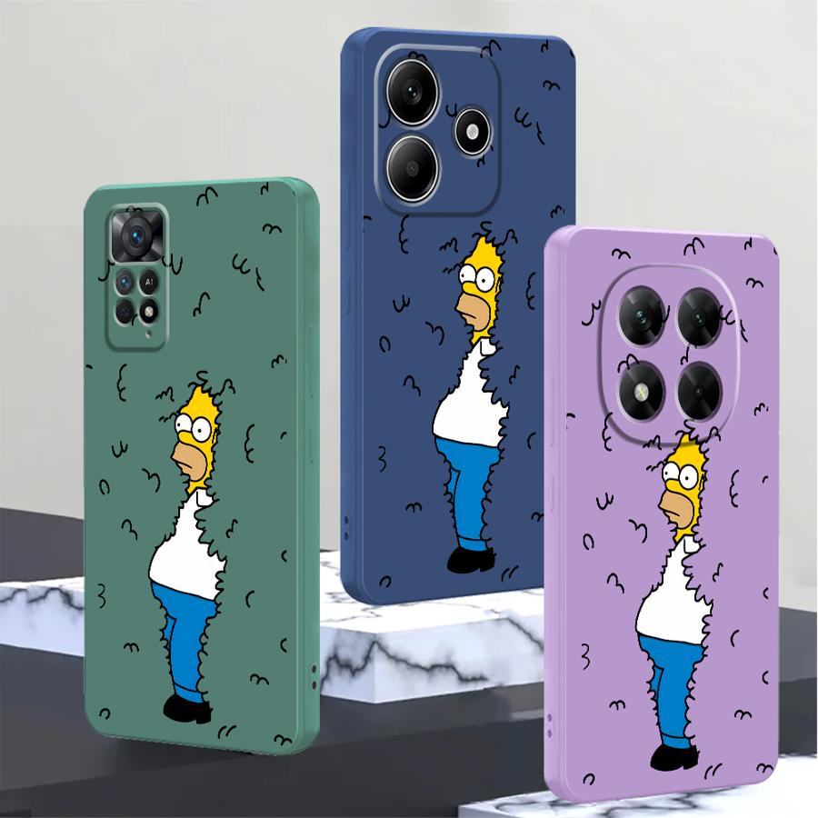 Xiaomi Redmi Note 13 - غطاء هاتف بتصميم S-Simpsons Cool Bart