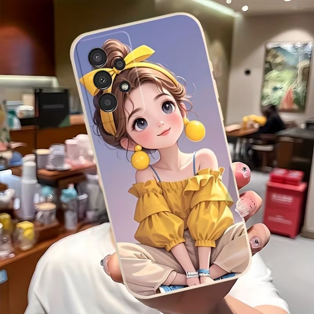 Phone Cases Samsung S25 Fe - غطاء هاتف بتصميم فتاة كرتونية لطيفة