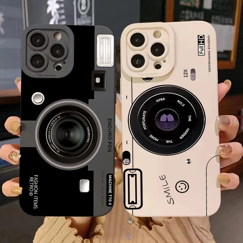 Phone Cases That Cover The Camera - غطاء حماية من السيليكون الناعم بتصميم