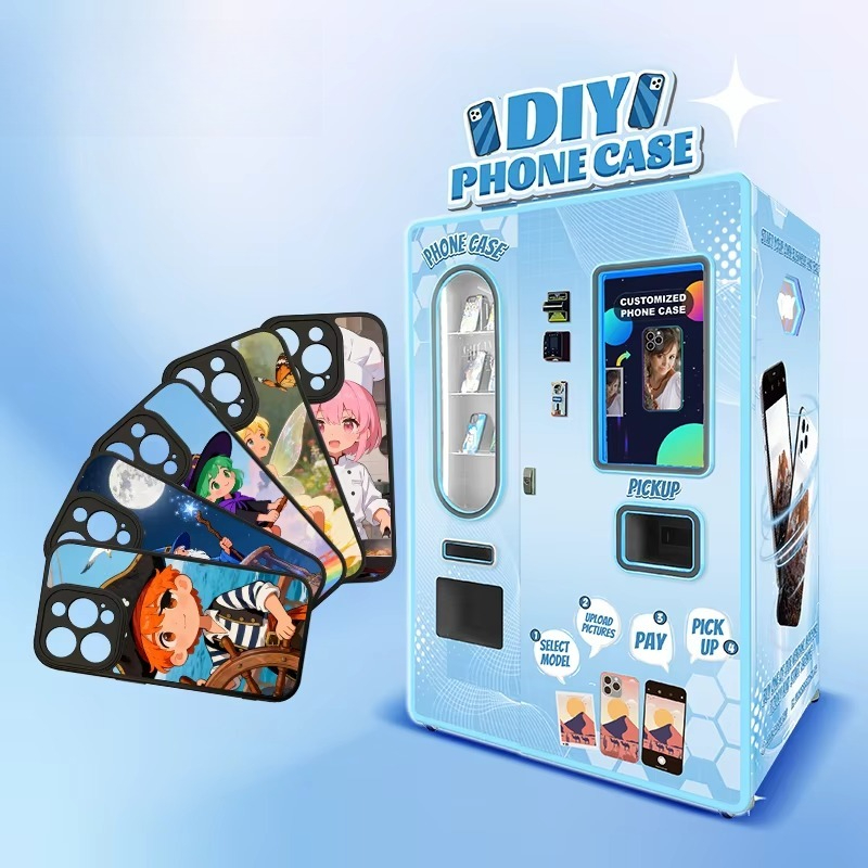 ماكينة طباعة أغطية الهواتف الم - مراجعة Phone Cases Vending Machine وسعره