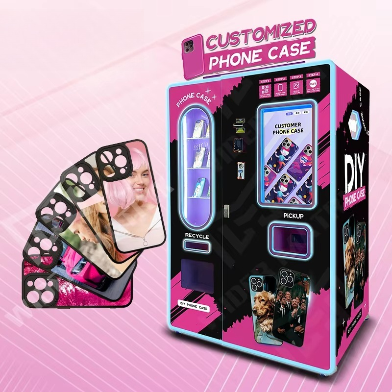 ماكينة طباعة أغطية الهواتف الم - مراجعة Phone Cases Vending Machine وسعره