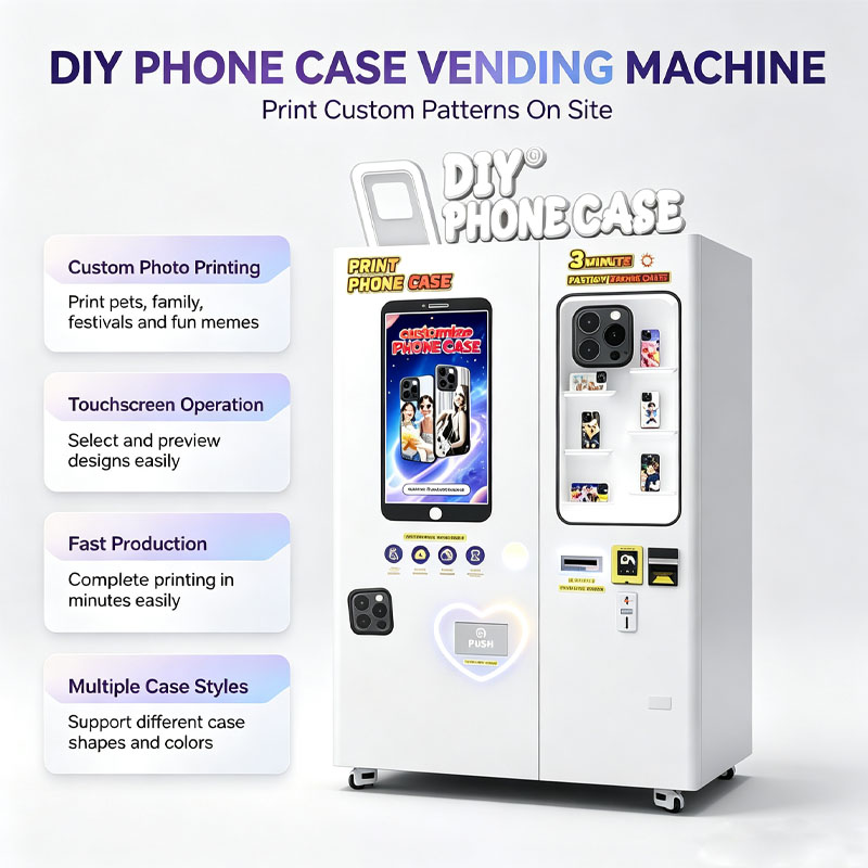ماكينة بيع أغطية الهواتف المحم - مراجعة Phone Cases Vending Machine وسعره
