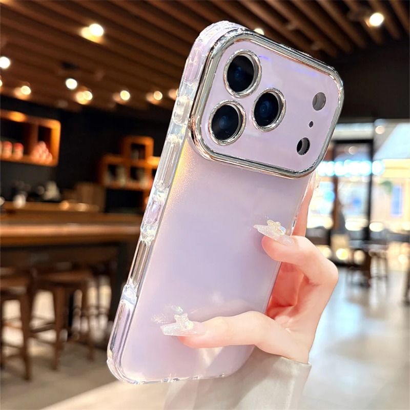 غطاء هاتف لامع بألوان قوس قزح  - مراجعة Camera Lens Protector وسعره