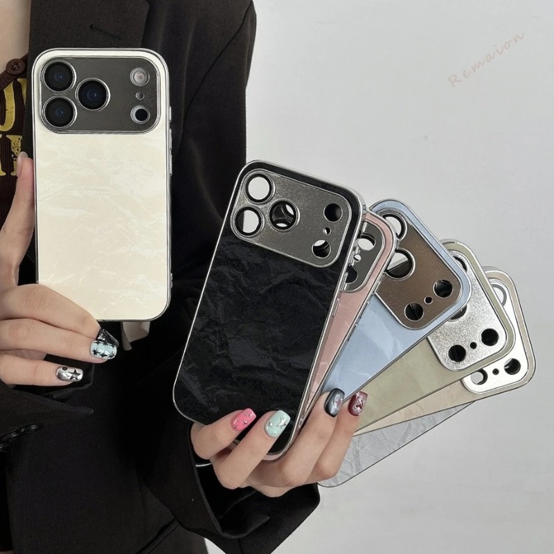 غطاء هاتف فاخر مطلي بالجلد لآي - مراجعة Camera Lens Protector وسعره