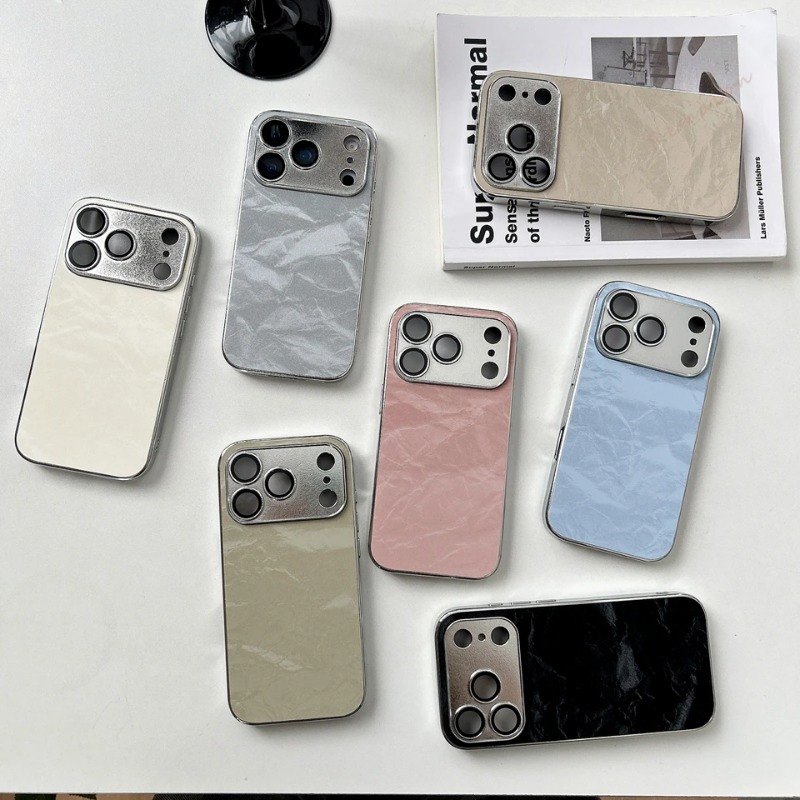 غطاء هاتف فاخر مطلي بالجلد لآي - مراجعة Camera Lens Protector وسعره