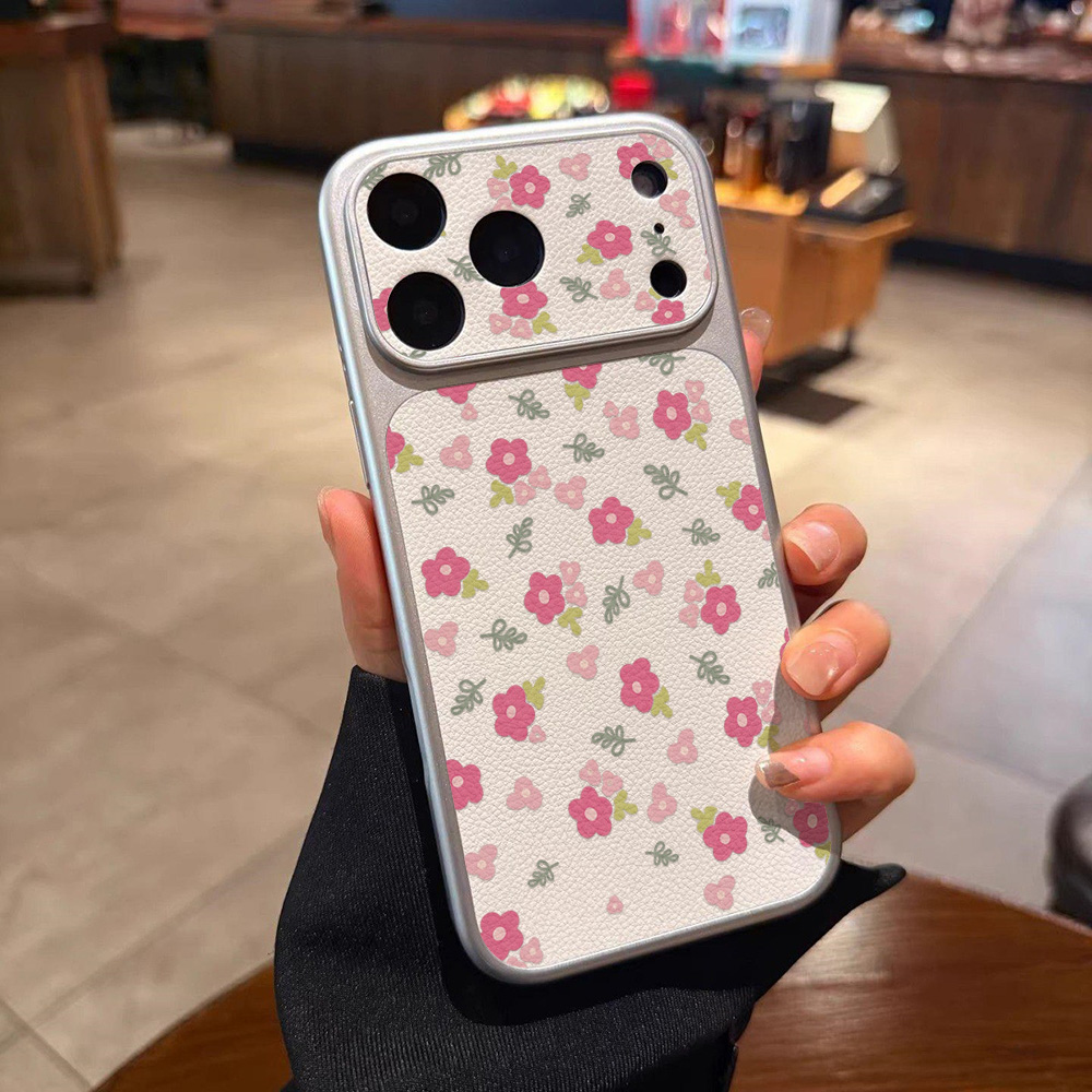 جراب هاتف فاخر بتصميم زهور INS - مراجعة Phone Cases That Cover The Camera وسعره