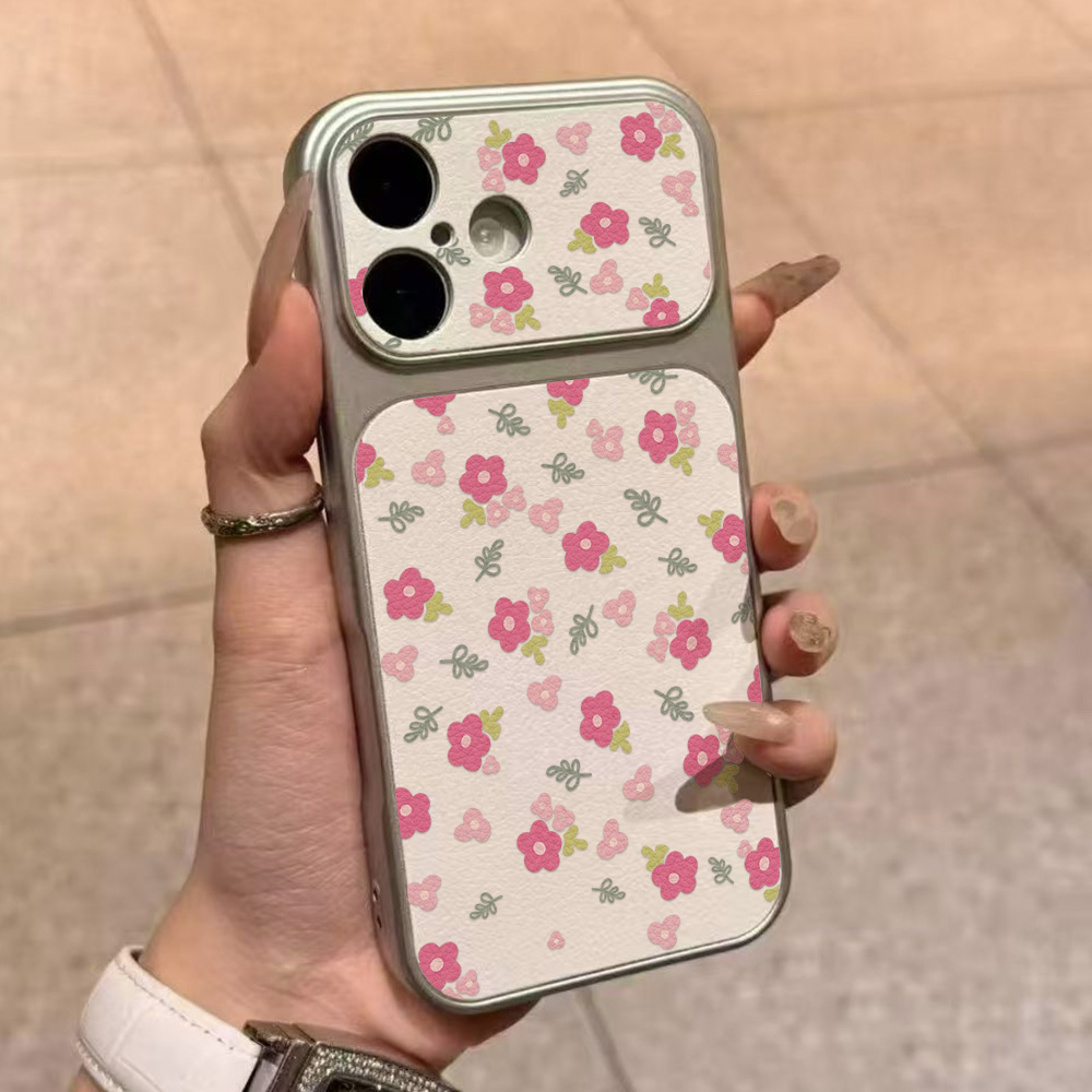 جراب هاتف فاخر بتصميم زهور INS - مراجعة Phone Cases That Cover The Camera وسعره