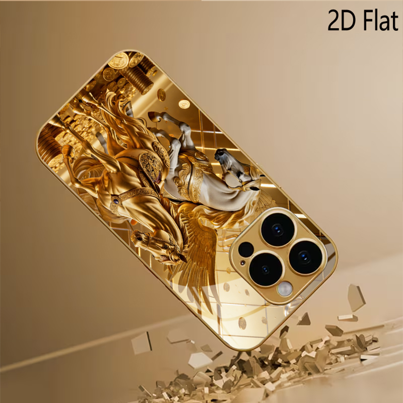 تصميم زجاج مقوى بنقشة حصانين ل - مراجعة Phone Cases That Cover The Camera وسعره