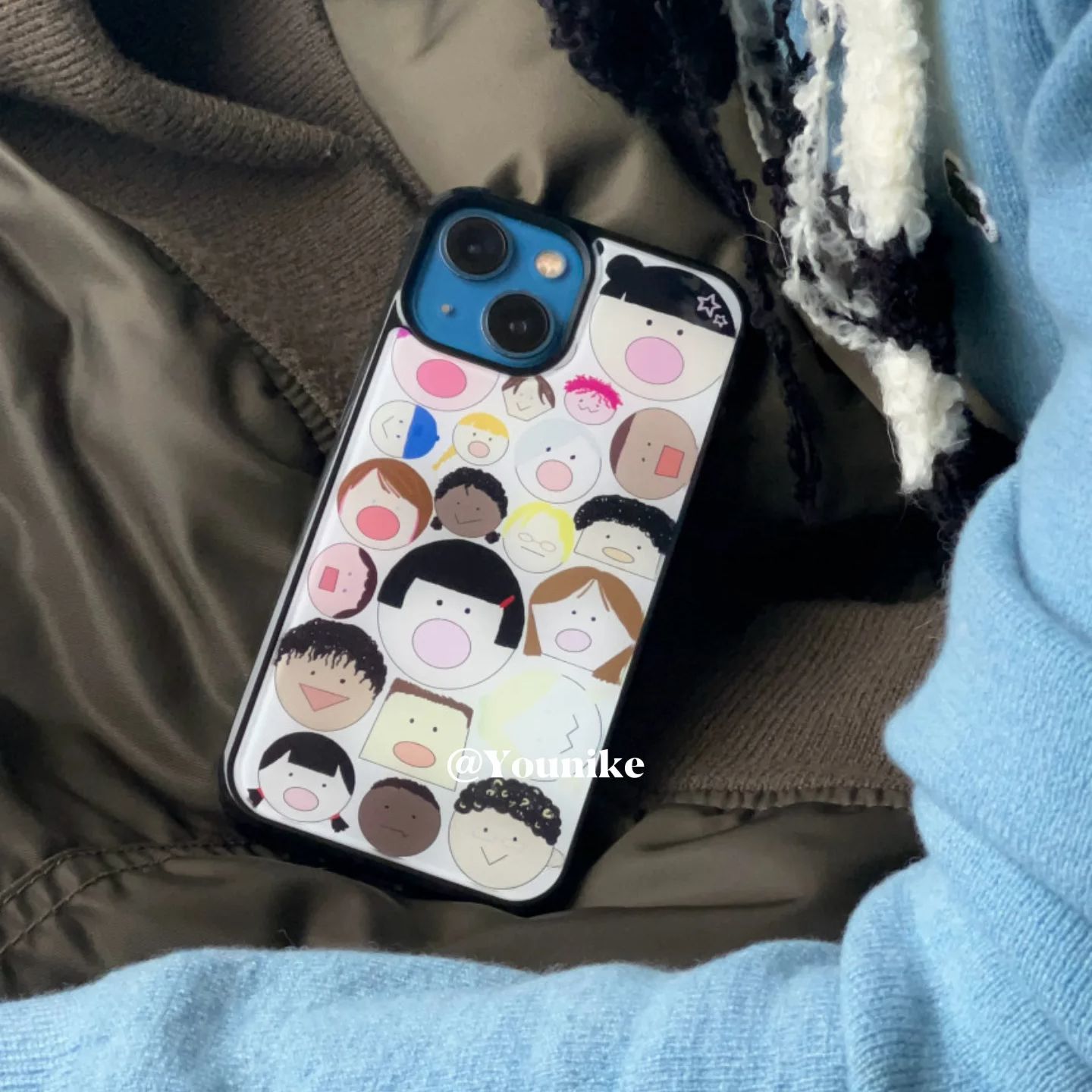 الكرتون الكورية Ins لطيف كبير  - مراجعة Phone Cases Custom وسعره