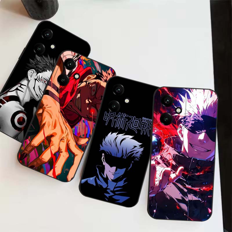 حافظة هاتف سوداء بتصميم أنمي ج - مراجعة Phone Cases Jujutsu Kaisen وسعره