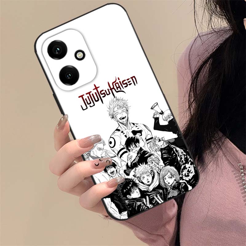 حافظة هاتف سوداء بتصميم أنمي ج - مراجعة Phone Cases Jujutsu Kaisen وسعره