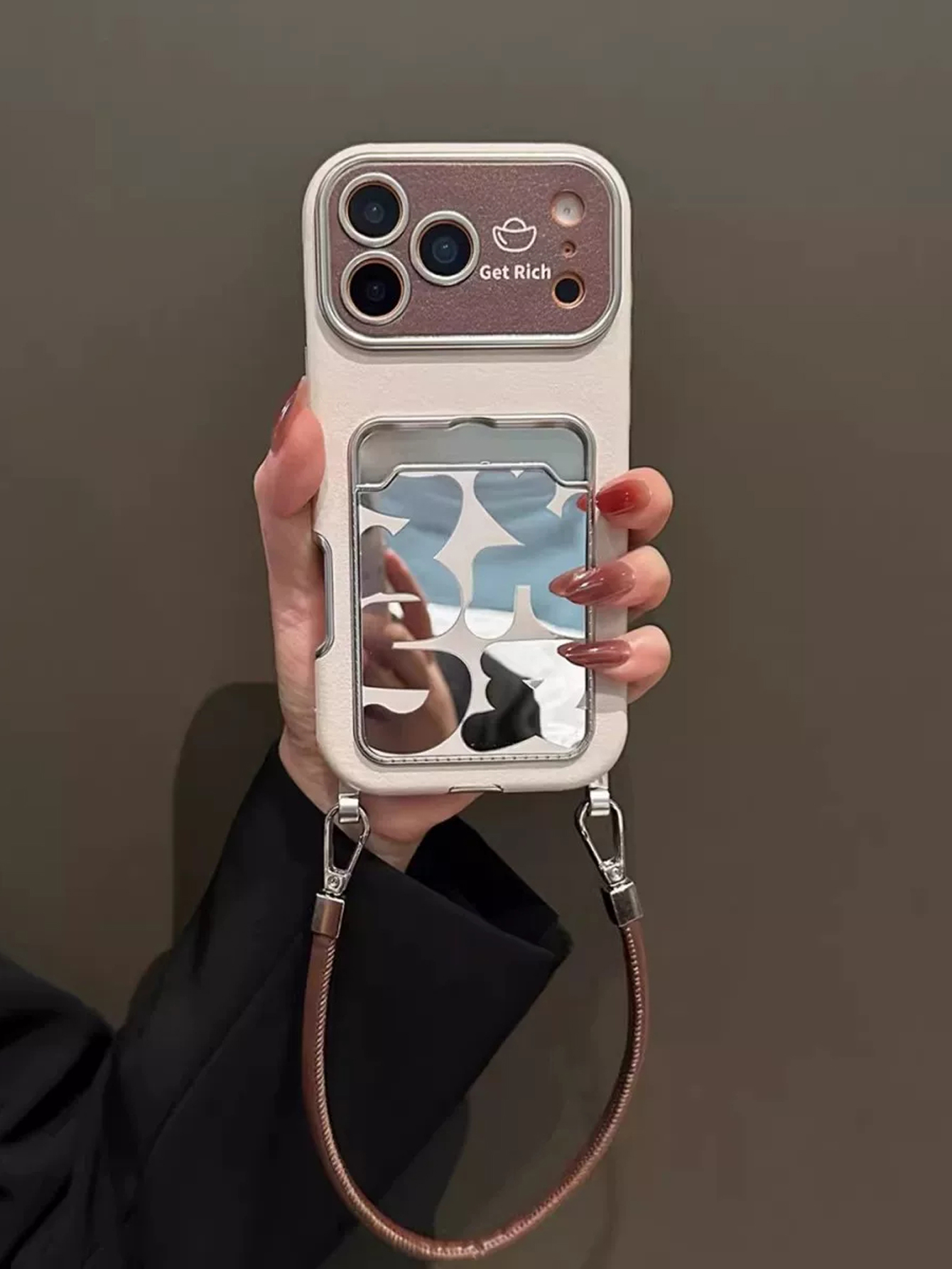 حافظة هاتف فاخرة من الجلد مع ح - مراجعة Phone Cases That Hold Cards وسعره