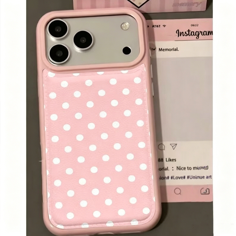 جراب هاتف جلدي بتصميم نقاط الب - مراجعة Phone Cases Polka Dot وسعره