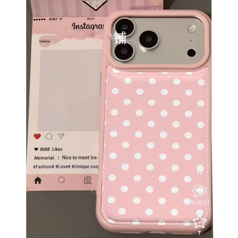 جراب هاتف جلدي بتصميم نقاط الب - مراجعة Phone Cases Polka Dot وسعره