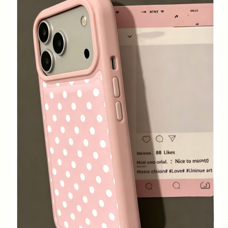 جراب هاتف جلدي بتصميم نقاط الب - مراجعة Phone Cases Polka Dot وسعره