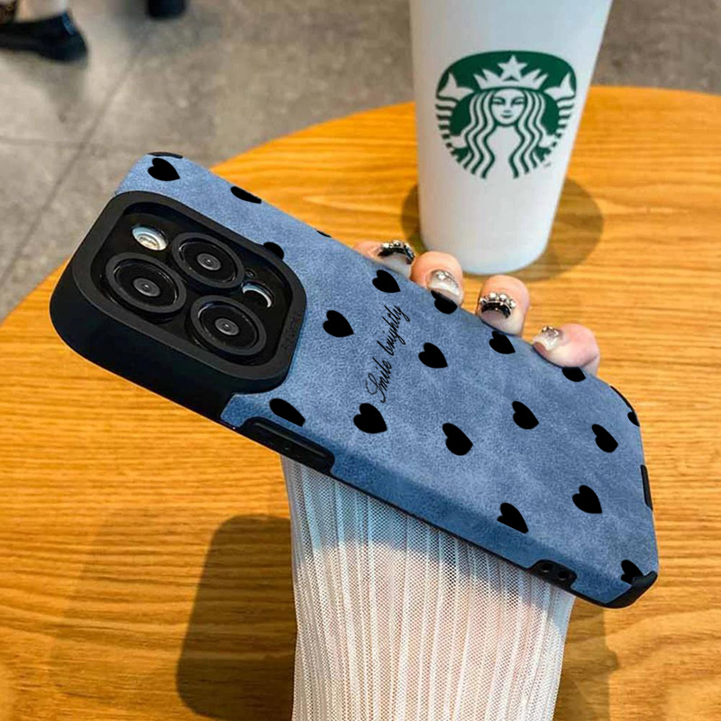 جديد فاخر أسود الحب القلب لينة - مراجعة Phone Cases Best وسعره