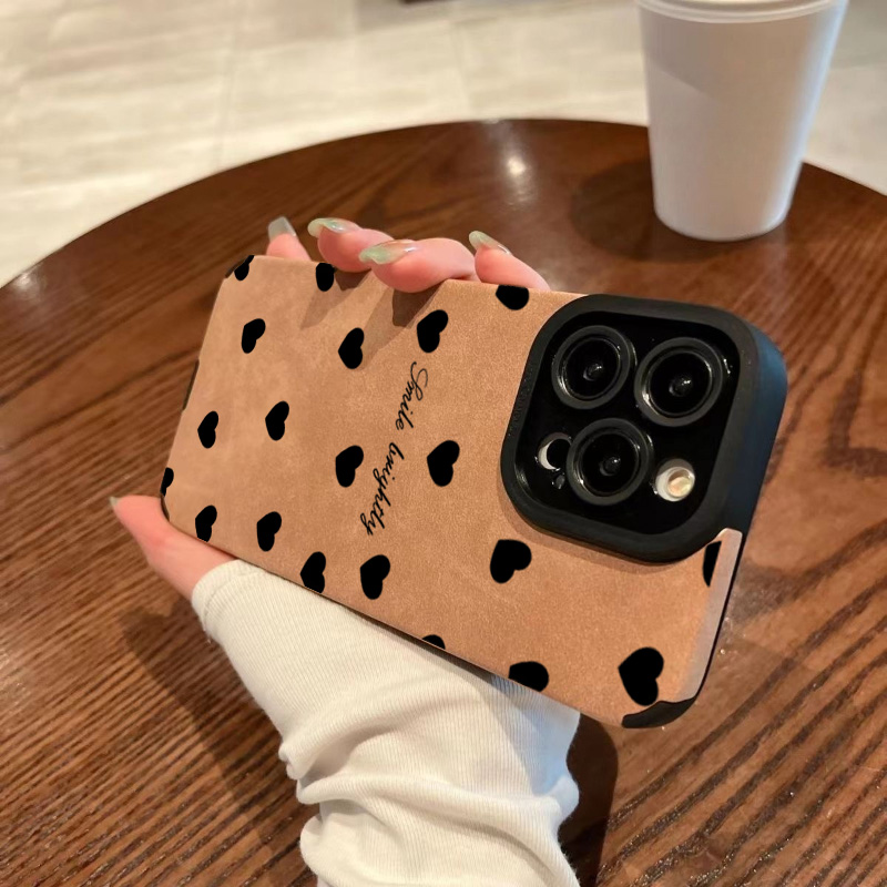 جديد فاخر أسود الحب القلب لينة - مراجعة Phone Cases Best وسعره