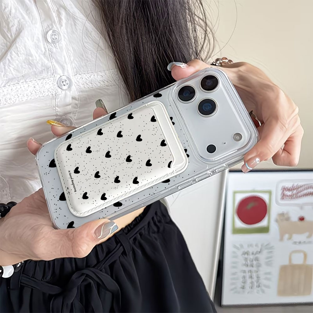 غطاء هاتف بتصميم قلب منقط بالك - مراجعة Phone Cases That Hold Cards وسعره