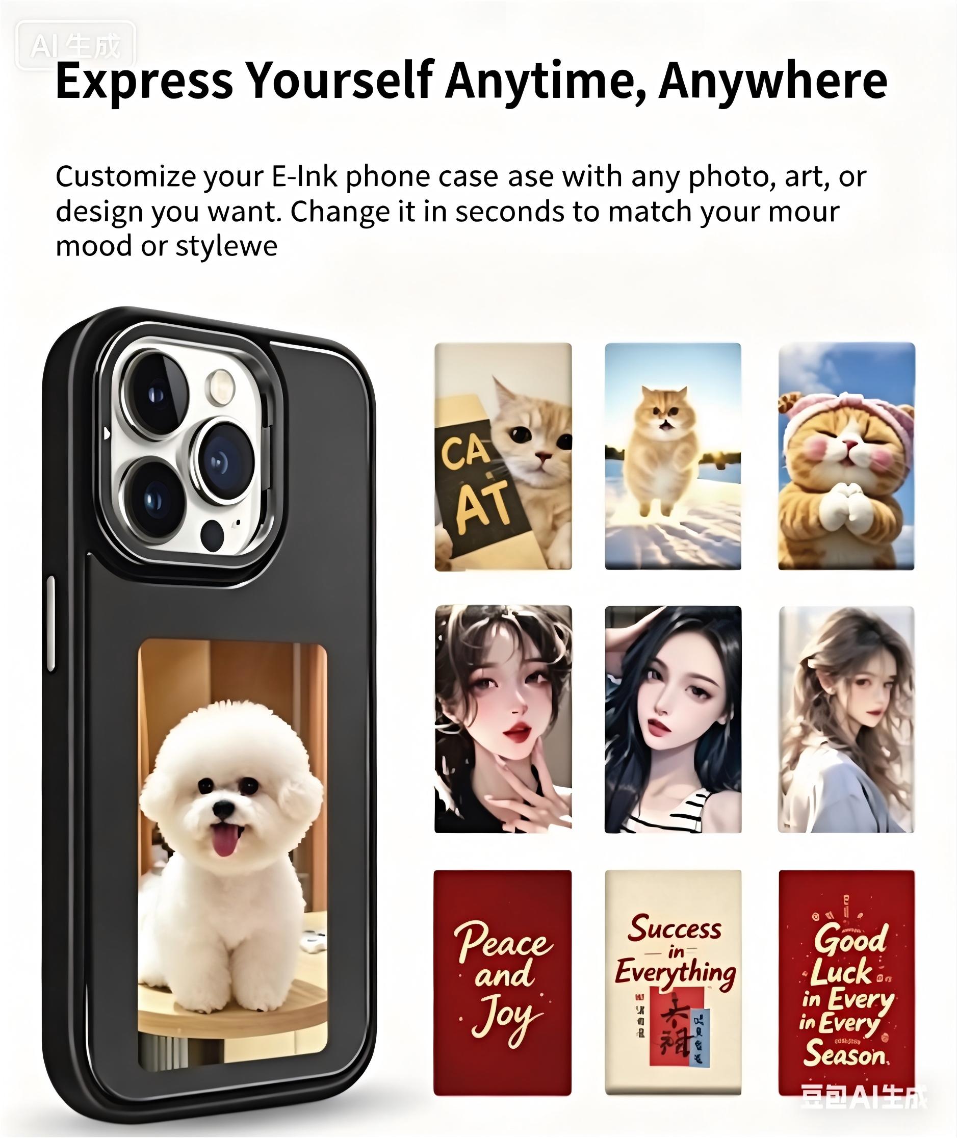 غطاء هاتف ذكي بتقنية NFC وشاشة - مراجعة Phone Cases Custom وسعره