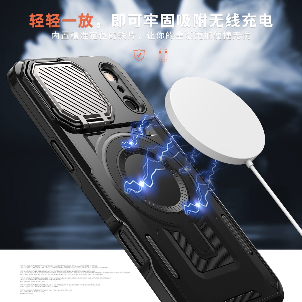 جراب هاتف مغناطيسي متين مع حما - مراجعة Camera Lens Protector وسعره
