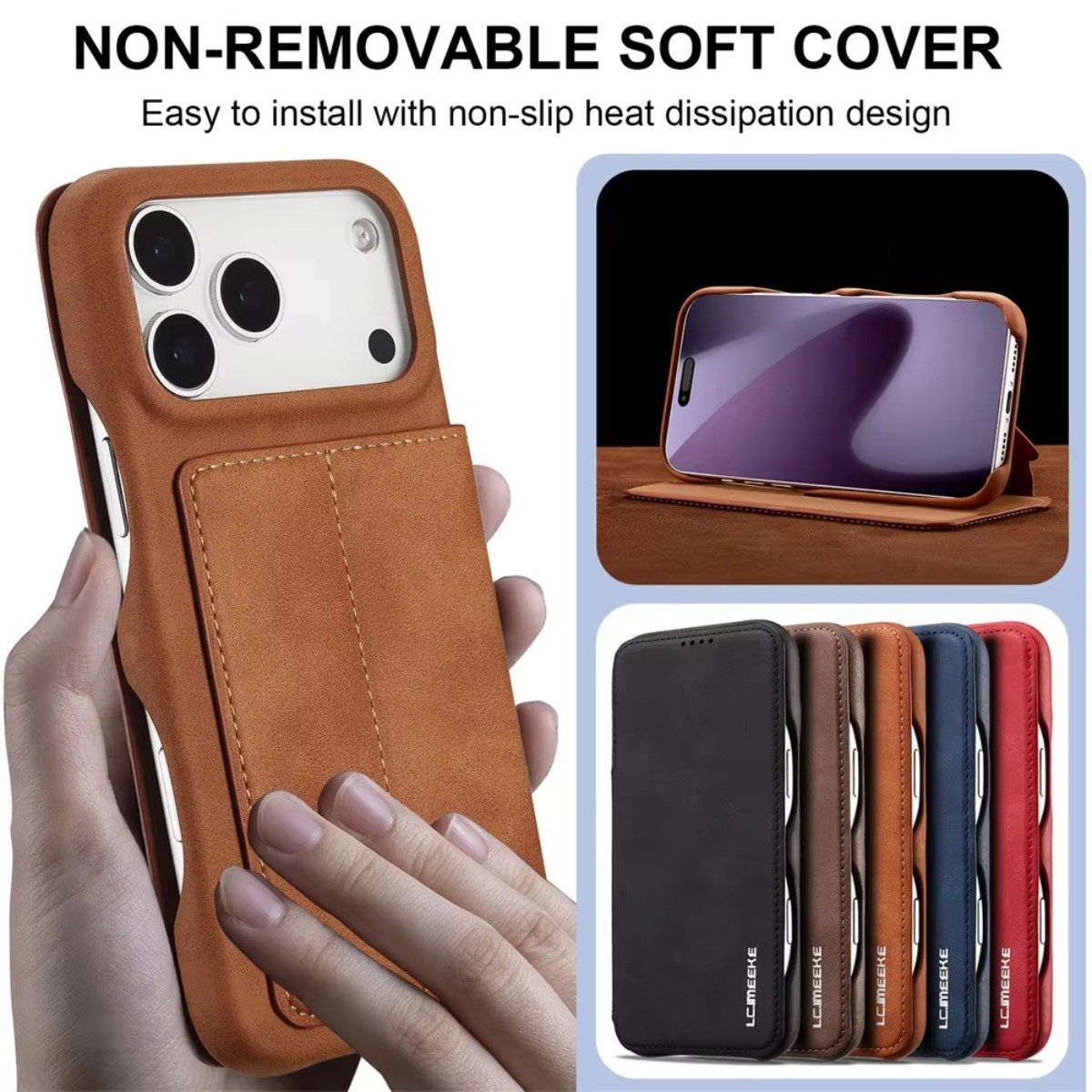 محفظة جلدية غطاء الوجه المغناط - مراجعة Phone Cases That Hold Cards وسعره