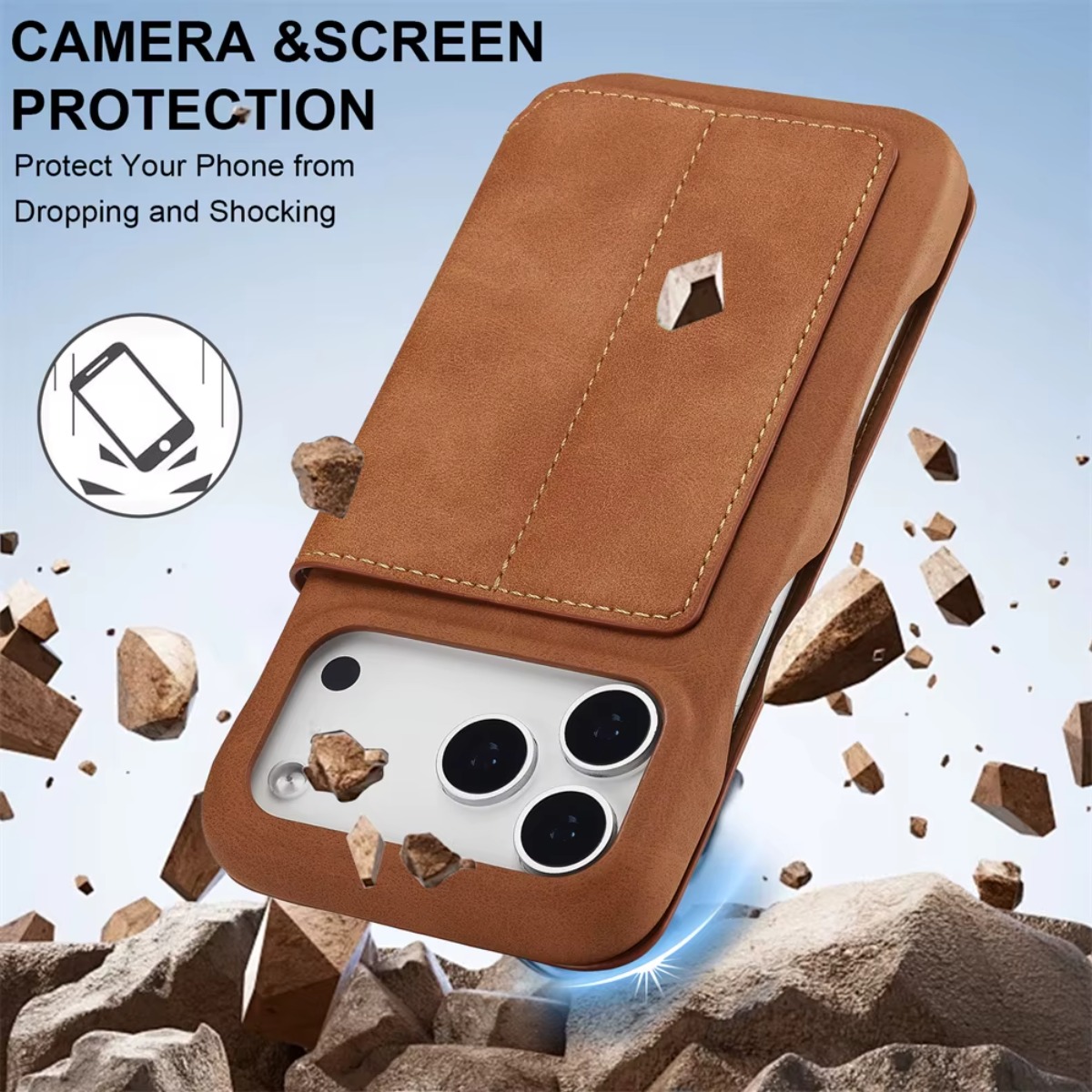 محفظة جلدية غطاء الوجه المغناط - مراجعة Phone Cases That Hold Cards وسعره