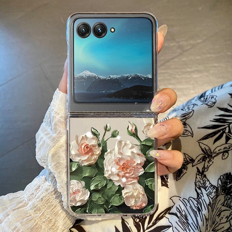 حافظة هاتف بنمط الزهور البيضاء - مراجعة Phone Cases Hard وسعره