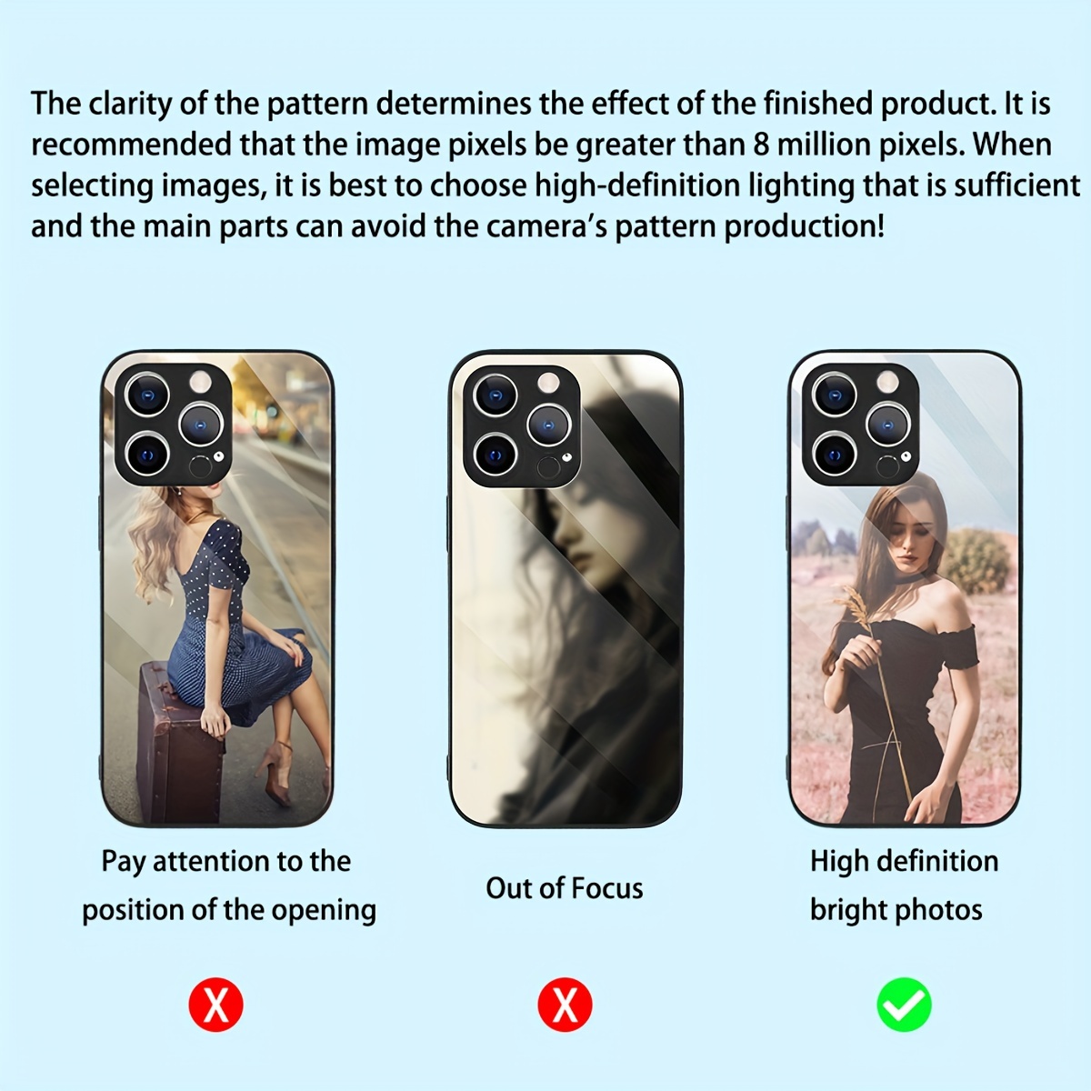جراب زجاجي بمرآة وصور مخصصة له - مراجعة Phone Cases Custom وسعره