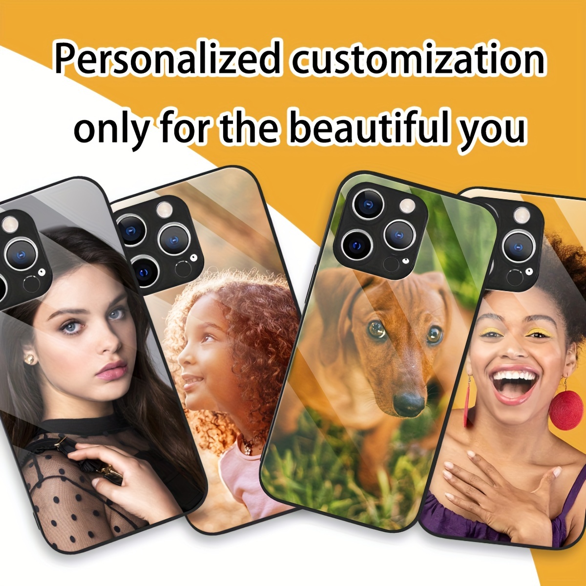 جراب زجاجي بمرآة وصور مخصصة له - مراجعة Phone Cases Custom وسعره