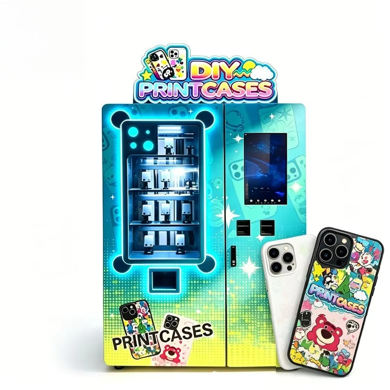 ماكينة بيع ذاتي لطباعة أغطية ا - مراجعة Phone Cases Vending Machine وسعره