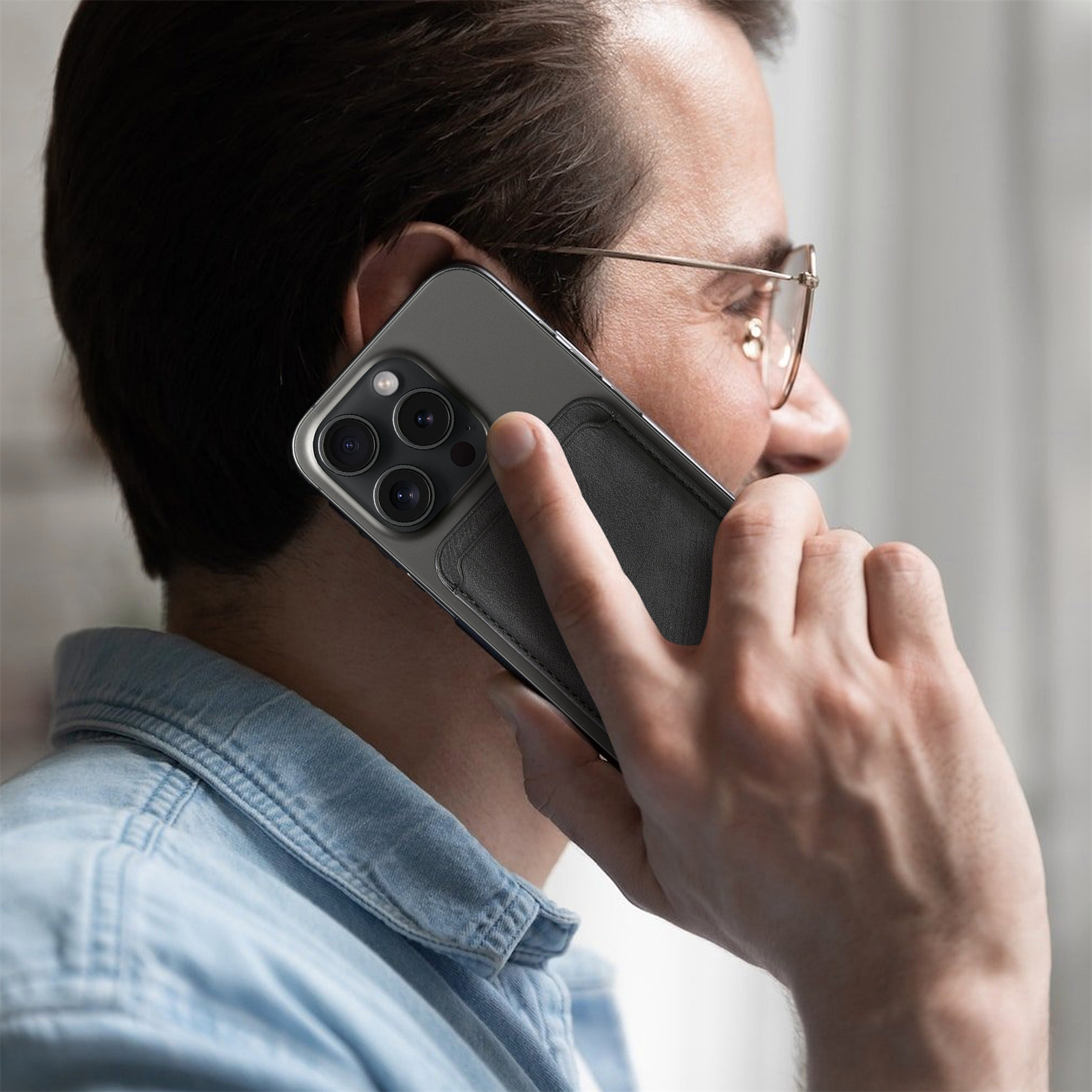 حقيبة بطاقات جلدية PU غير لامع - مراجعة Phone Cases That Hold Cards وسعره