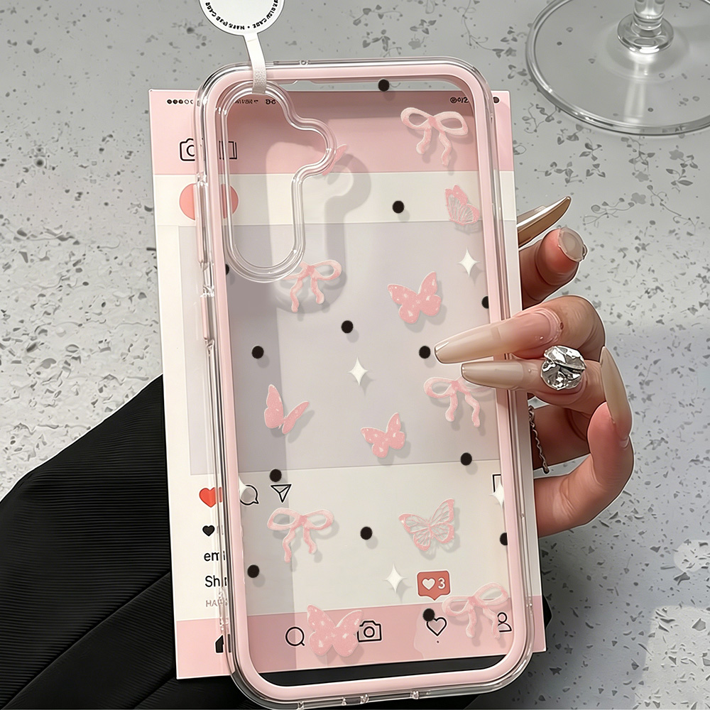 غطاء هاتف ناعم بتصميم فيونكة و - مراجعة Phone Cases That Cover The Camera وسعره